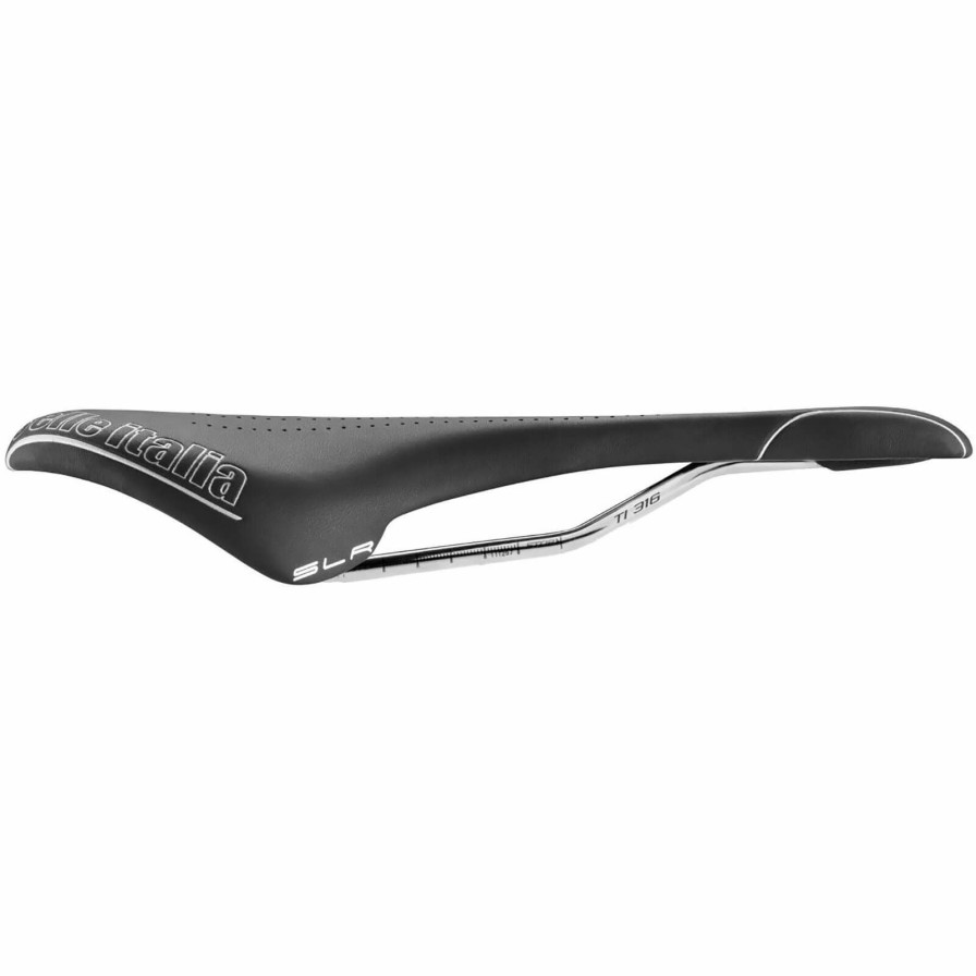 Components * | Top Sellers Selle Italia Slr Ti 316 Superflow Saddle Black