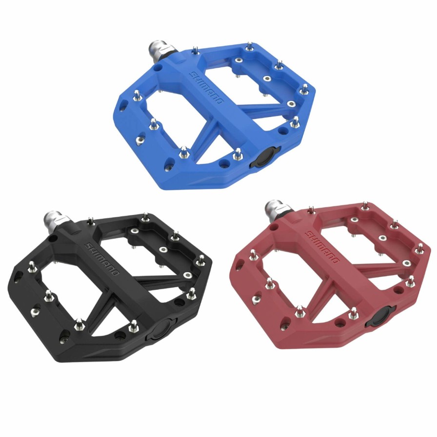 Components * | Quick Delivery Shimano Gr400 Flat Mtb Pedals