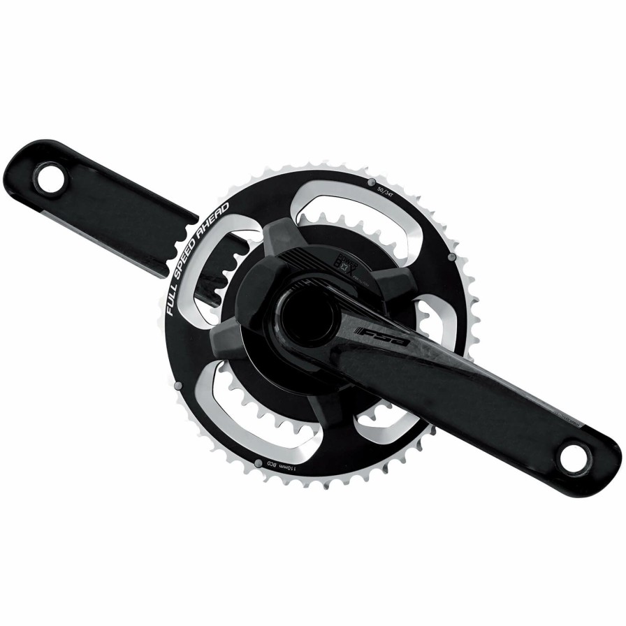 Components * | Flash Sale Fsa Powerbox Powermeter Carbon Road Abs Chainset