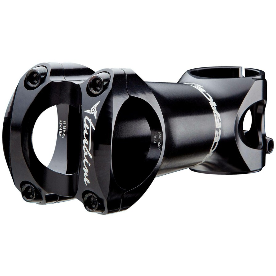 Components * | Shoping Race Face Turbine 31.8Mm Mtb Alloy Stem Black