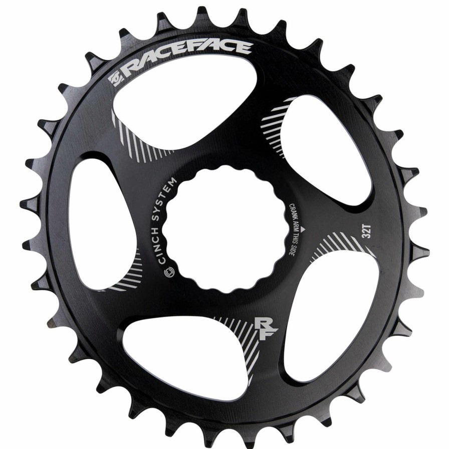 Components * | Reliable Quality Race Face Direct Mount Narrow Wide Oval 10/12 Speed Chainring Black