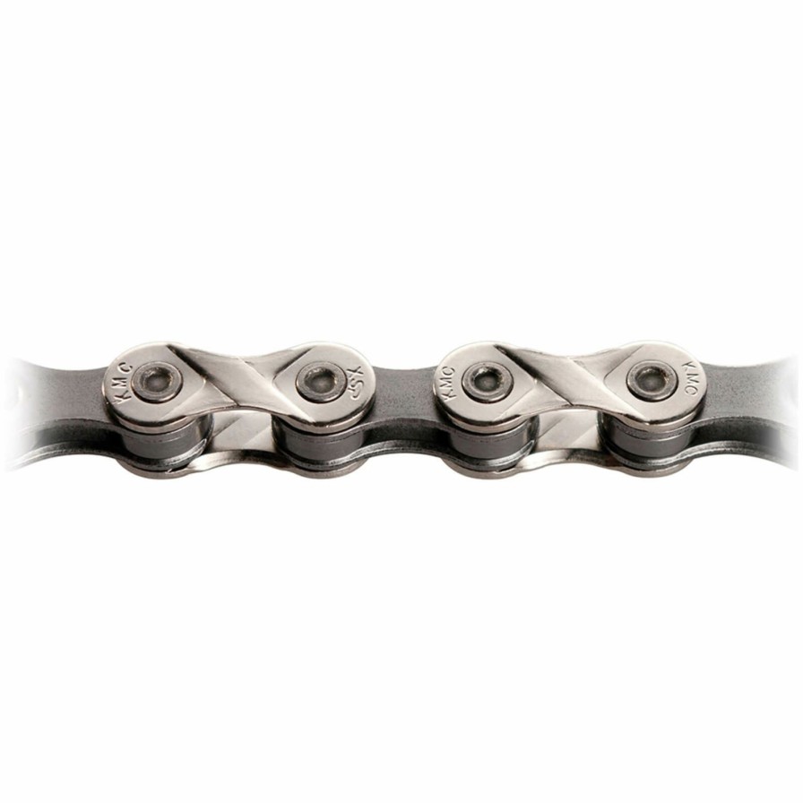 Components * | Sale Online Kmc X8 Silver 9 Speed Chain